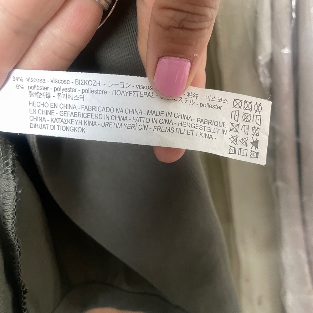 Zara basic khaki green jacket - Picture 4 of 8